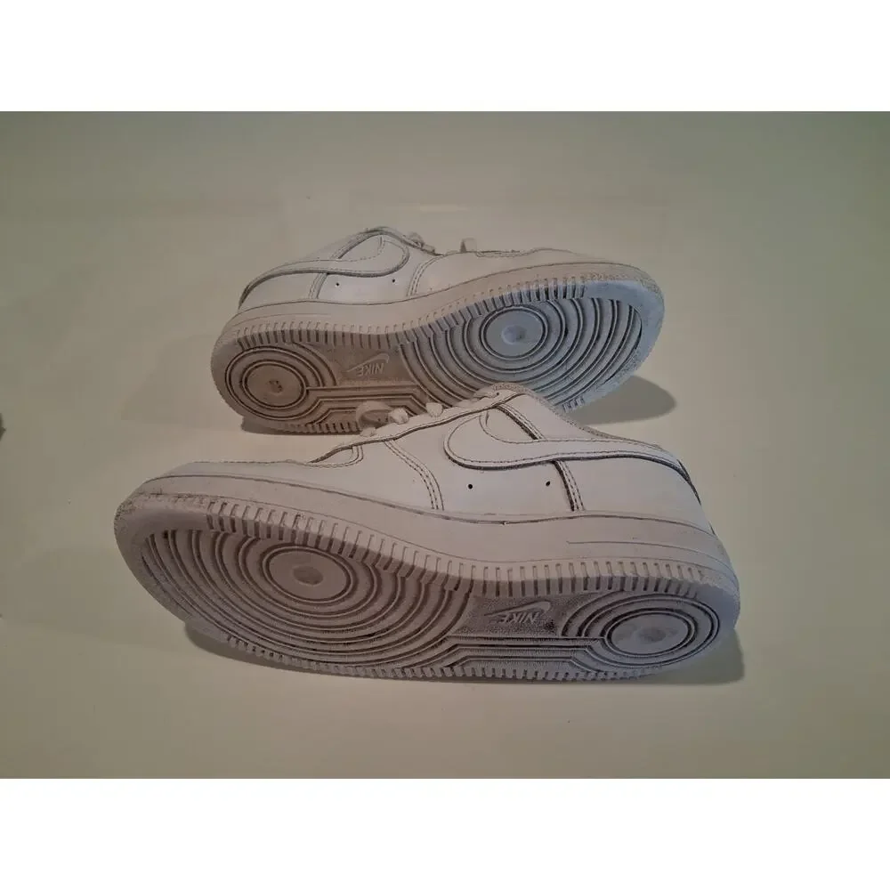 Nike Air Force 1 size 10c kids shoes White 314194-117 [J5]